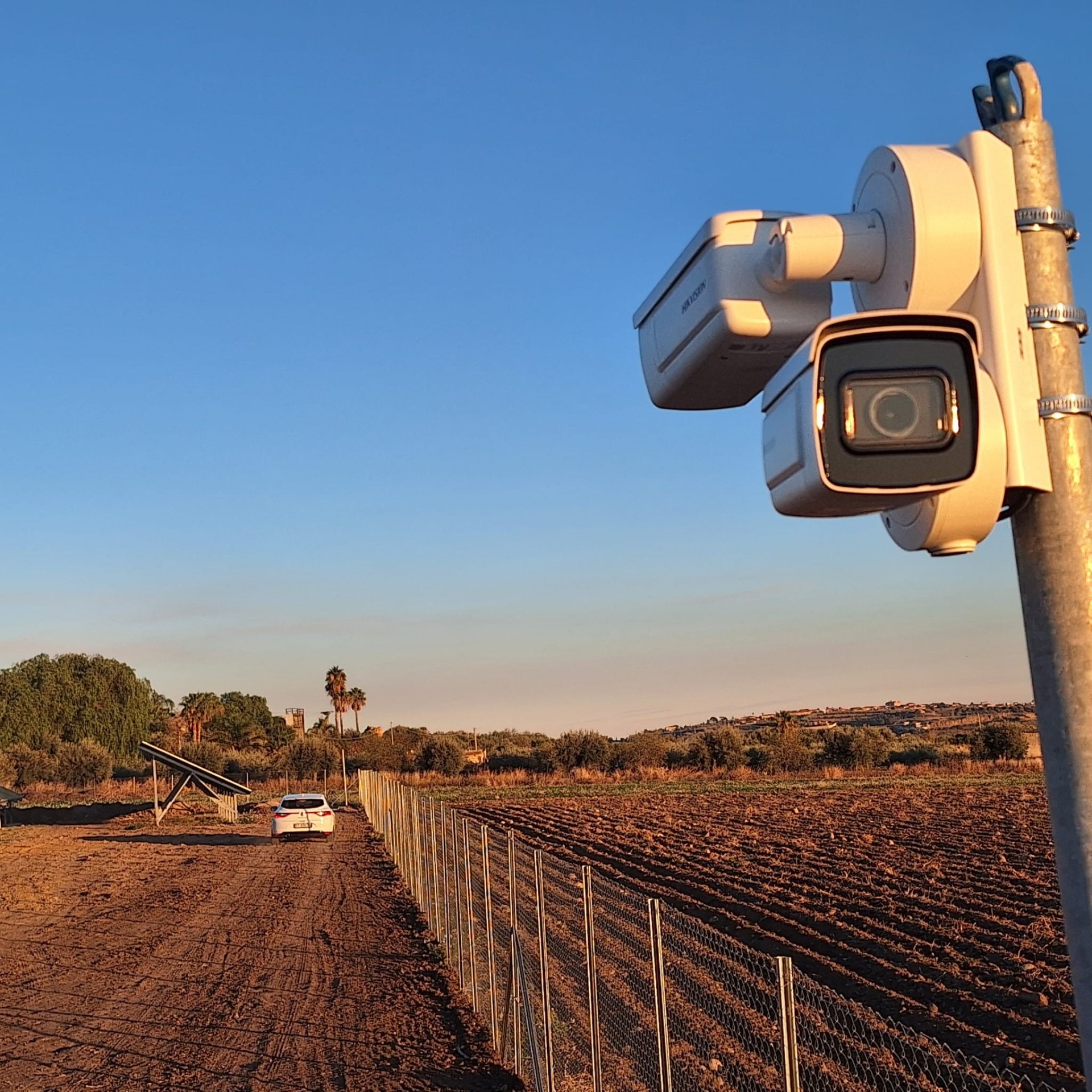 Impianto di videosorveglianza con 7 telecamere